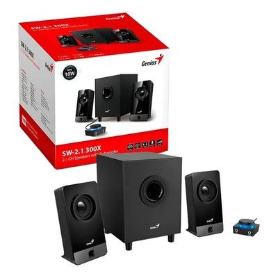 PARLANTE GENIUS SW-G2.1 300X / POTENCIA 10W RMS / SUBWOOFER 3.5W / SATELITES 3.25W X 2 - 31730041401