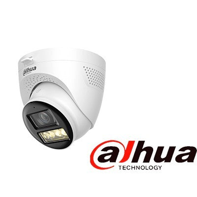 CÁMARA DE SEGURIDAD FULL COLOR DUAL LIGHT AUDIO DOBLE VÍA 5MP (DOMO)