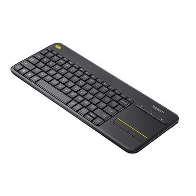 TECLADO LOGITECH K400 PLUS WIRELESS KEYBOARD TOUCH BLACK ENGLISH (MUST BE PURCHASED IN MULTIPLES OF 4) - NEW FACTORY SEALED - 1 YEAR MANUFACTURER WARRANTY - 920-007119