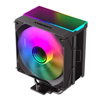 COOLER CPU GAMEMAX SIGMA 550 INFINITY BK 5 TUBOS TERMICOS INTEL LGA1700/115X/1366 Y AMD AM5/AM4 EFECTO ARGB INFINITO AURA SYNC 4PIN PWM GARANTIA12 MESES