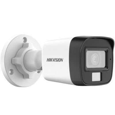 CAMARA DE SEGURIDAD HIKVISION DS-2CE16D0T-LPFS TUBO SELLADO HD-TVI 1080P IR 10-20M DUAL LIGHT CON MICROFONO