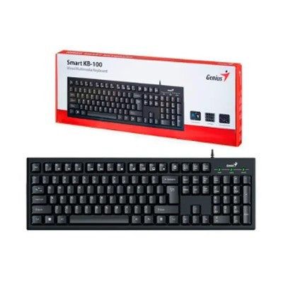 TECLADO GENIUS SMART KB-100 USB NEGRO