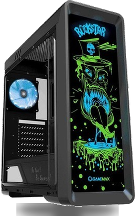 Case del equipo — vista referencial