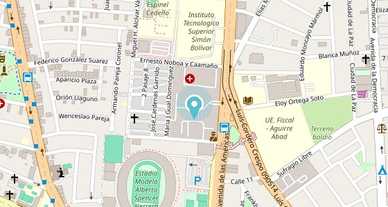 Mapa de la oficina de Guayaquil